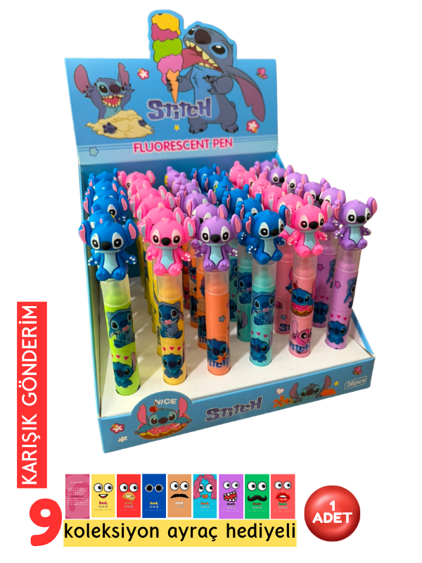 Stitch Fosforlu Kalem